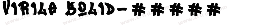Virile Solid字体转换